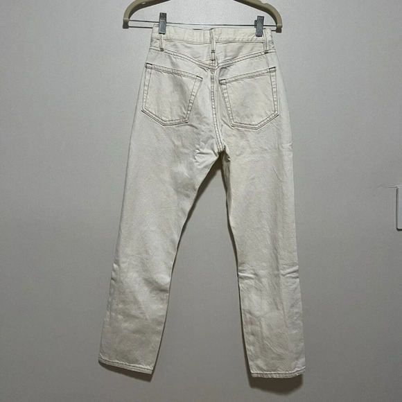 Frame Le Original Button Fly Off White Rips Distressed Jeans‎ Size 24 - Picture 4 of 7